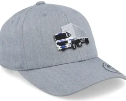 Outlet Kiddo Cap Truck Container Heather Grey Adjustable -