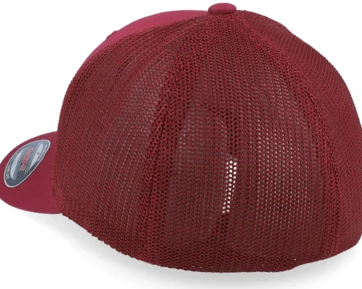 Flexfit | Blanks-Flexfit Trucker Mesh Cranberry -
