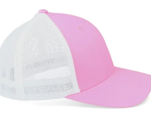 Flexfit | Blanks-Flexfit Trucker Mesh 2-Tone Pink/White -