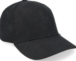 Dad Cap-Djinns Truefit Corduroy Black Dad Cap -