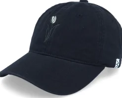 Dad Cap-Wei Tulip Washed Cotton Black Mom Cap -