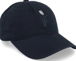 Dad Cap-Wei Tulip Washed Cotton Black Mom Cap -