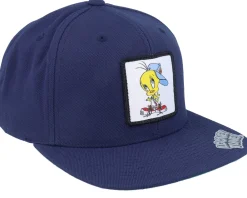 Best Looney Tunes Tweety With Cap Navy Snapback -