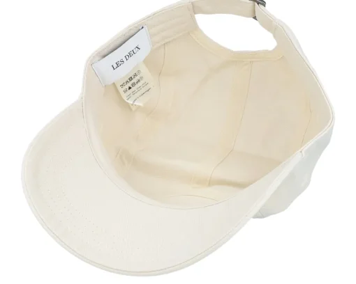 5-Panel-Les Deux Twill Crew Cap Ivory 5-Panel -