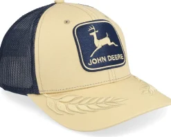 Trucker-John Deere Twill Mesh Back Stine/Navy Trucker -