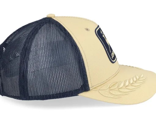 Trucker-John Deere Twill Mesh Back Stine/Navy Trucker -