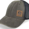 Trucker-John Deere Twill/Mesh Cap Brown/Black Trucker -