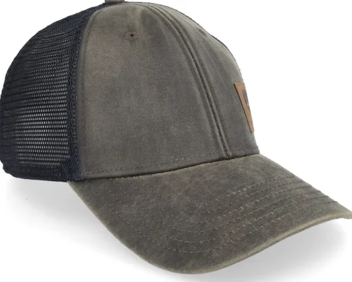 Trucker-John Deere Twill/Mesh Cap Brown/Black Trucker -