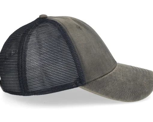 Trucker-John Deere Twill/Mesh Cap Brown/Black Trucker -