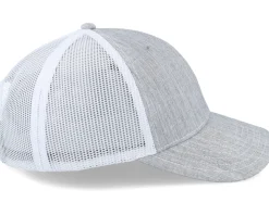 Trucker-John Deere Twill/Mesh Sueded Logo Cap Heather Grey/White Trucker -