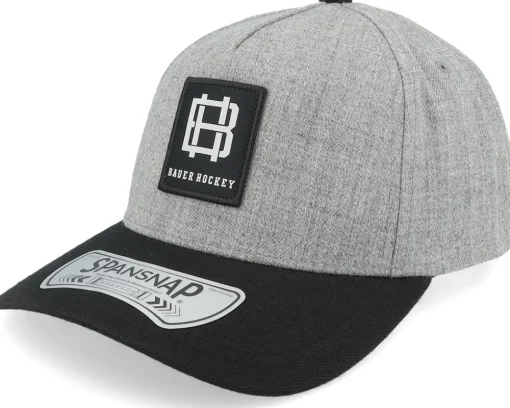 Sale Bauer Twotone Hat Sr Black/Grey A-Frame Adjustable -