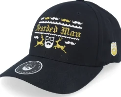 Flexfit-Ho-Ho-Hats Ugly Christmas Logo Black Flexfit -