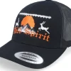 Trucker-Ho-Ho-Hats Ugly Christmas Logo Black Trucker -