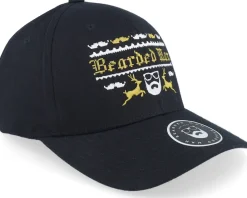 Flexfit-Ho-Ho-Hats Ugly Christmas Logo Black Flexfit -