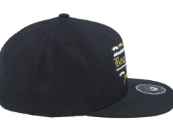 Clearance Ho-Ho-Hats Ugly Christmas Logo Black Snapback -