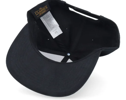 Clearance Ho-Ho-Hats Ugly Christmas Logo Black Snapback -