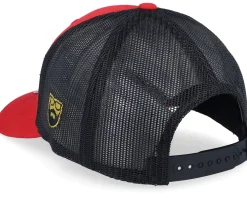 Trucker-Ho-Ho-Hats Ugly Christmas Logo Red/Black Trucker -