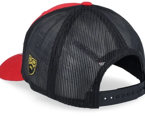 Trucker-Ho-Ho-Hats Ugly Christmas Logo Red/Black Trucker -