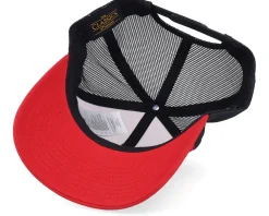 Trucker-Ho-Ho-Hats Ugly Christmas Logo Red/Black Trucker -
