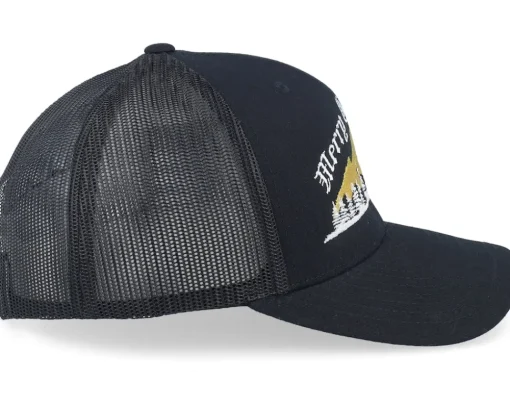 Clearance Ho-Ho-Hats Ugly Merry Christmas Mountain Black Trucker -