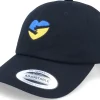 Sale Iconic Ukraine Heart Love Peace Black Dad Cap -
