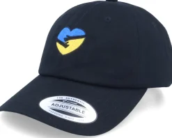 Sale Iconic Ukraine Heart Love Peace Black Dad Cap -