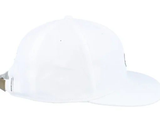 Snapback-Dedicated Unconstructed Cap Globe White Snapback -