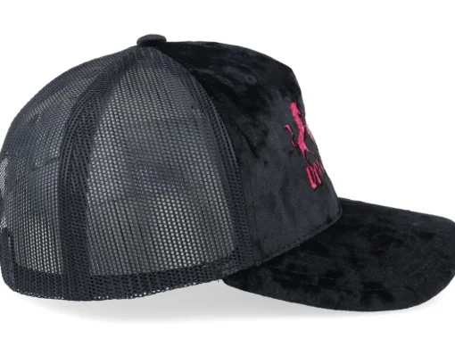 Trucker-Unicorns Heart Velvet Black/Black A-frame Trucker -