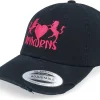 Fashion Unicorns Heart Black Destroyed Dad Cap -