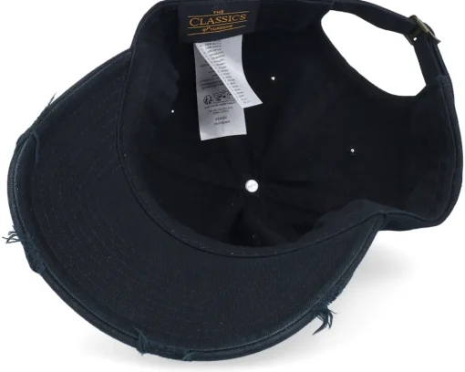 Fashion Unicorns Heart Black Destroyed Dad Cap -
