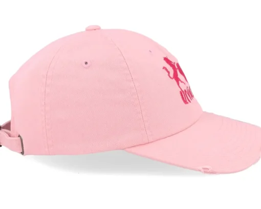 Outlet Unicorns Heart Pink Destroyed Dad Cap -