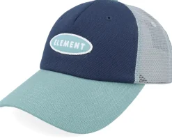 Skate-Element Union Mesh Cap Indigo A-Frame Trucker -