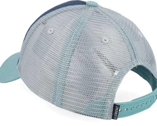 Skate-Element Union Mesh Cap Indigo A-Frame Trucker -