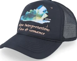 Trucker-Coney Island Picnic Unique Interpretations Black Trucker -