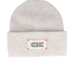 Cuff Beanies-Upfront Unravel Classic Beanie Snow White Cuff -