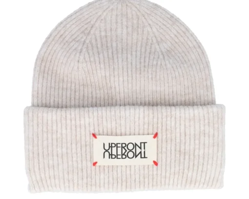 Cuff Beanies-Upfront Unravel Classic Beanie Snow White Cuff -