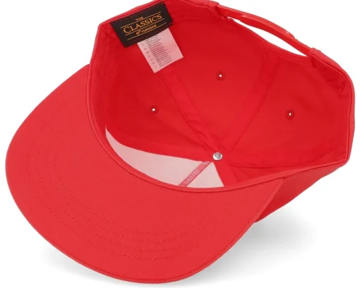 Snapback-Yupoong Unstructu 5-panel Snapback - Red