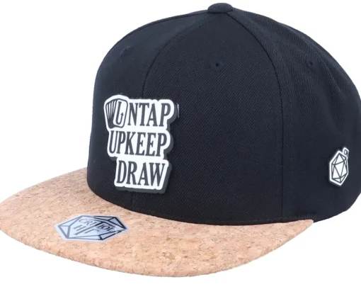 Snapback-Critiql Hit Untap Upkeep Pvc Patch Black/Cork Snapback -