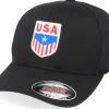 Flexfit-Iconic USA Badge Black Flexfit -