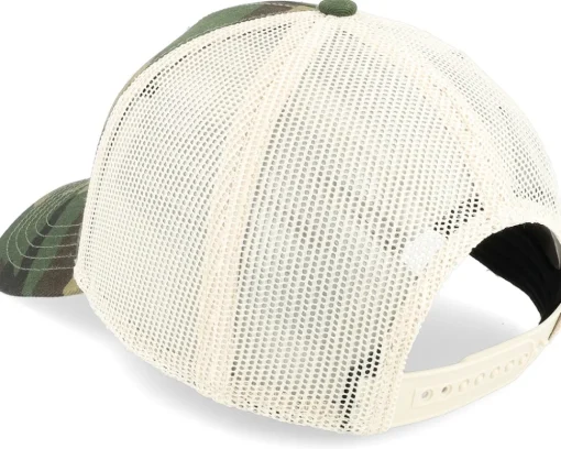 Trucker-American Needle Usa Peace Twill Valin Ptch Ivory/Camo Trucker -