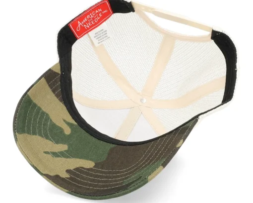 Trucker-American Needle Usa Peace Twill Valin Ptch Ivory/Camo Trucker -
