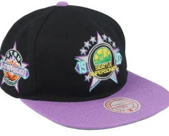 Sale Mitchell & Ness Utah Jazz Asg 2 Tone Deadstock /Purple Snapback - Black