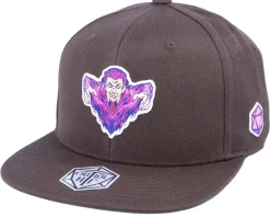 Snapback-Critiql Hit Vampire Overtake Patch Brown Snapback -