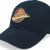 Sale American Needle Vancouver Canucks Blue Line Black Dad Cap -