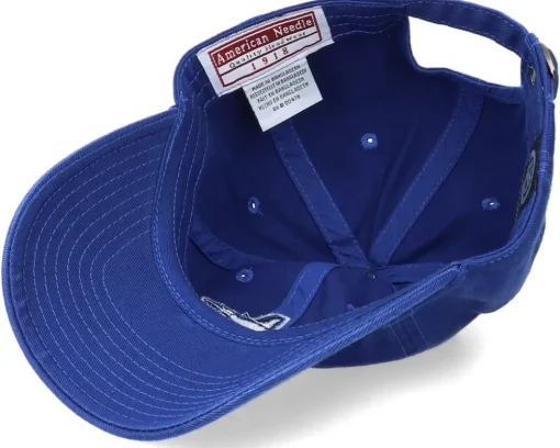 Dad Cap-American Needle Vancouver Canucks Blue Line Royal Dad Cap -