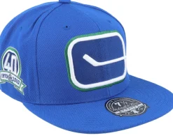 Best Mitchell & Ness Vancouver Canucks Vintage Blue Fitted -