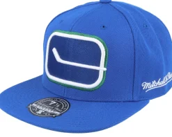 Best Mitchell & Ness Vancouver Canucks Vintage Blue Fitted -
