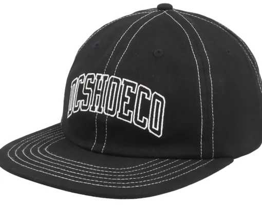 Snapback-DC Varsity Cap Black Strapback -