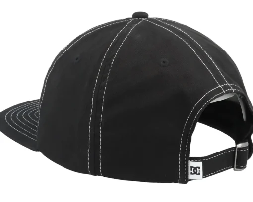Snapback-DC Varsity Cap Black Strapback -