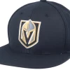 Snapback-American Needle Vegas Golden Knights 400 Series Black Snapback -